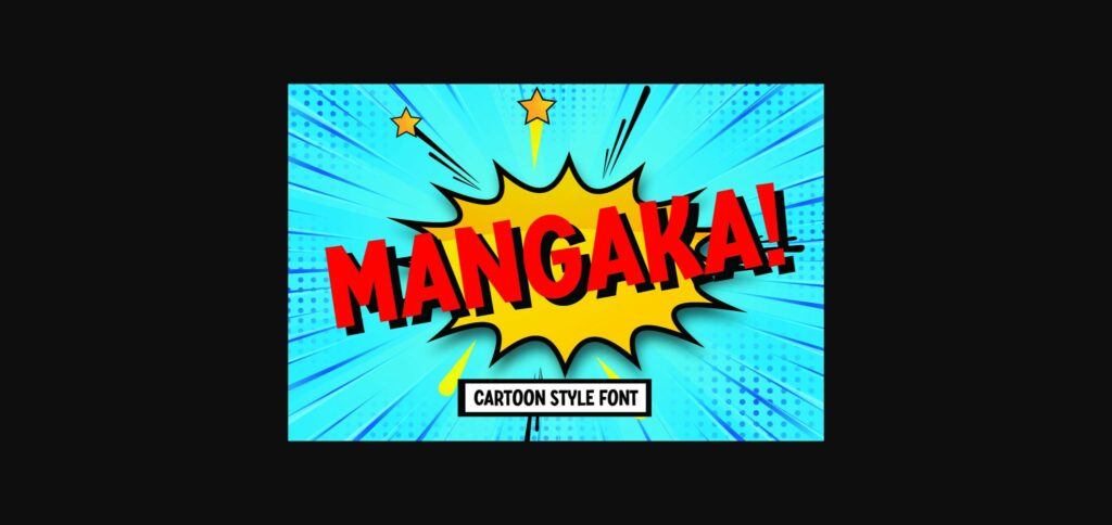Mangaka Font Poster 3