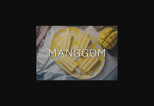 Manggom Font Poster 1