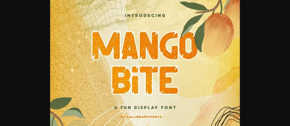 Mango Bite Font Poster 3