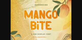 Mango Bite Font Poster 1