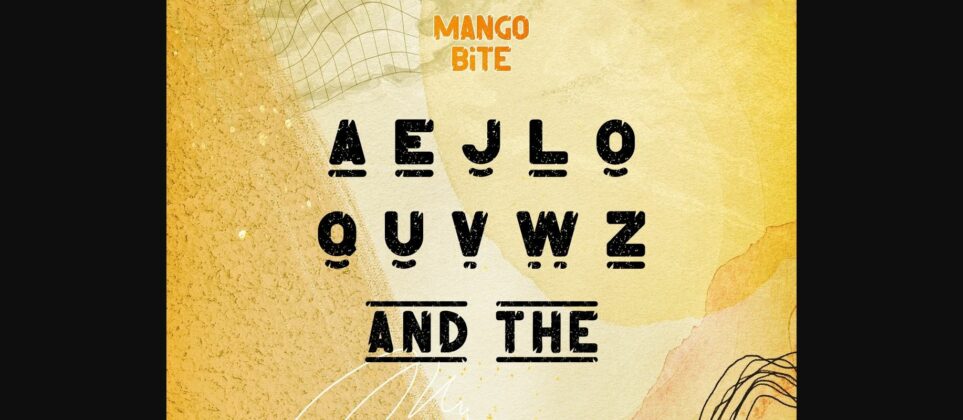 Mango Bite Font Poster 10