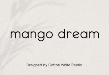 Mango Dream Font Poster 1