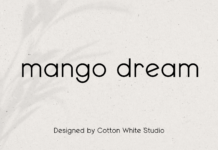 Mango Dream Font Mango Dream Font Poster 1