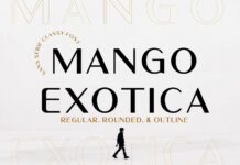 Mango Exotica Font Poster 1