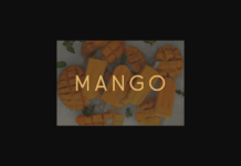 Mango Font Poster 1