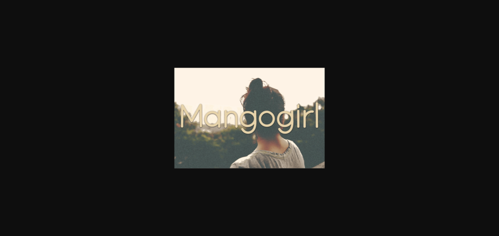 Mangogirl Font Poster 3