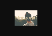 Mangogirl Font Poster 1