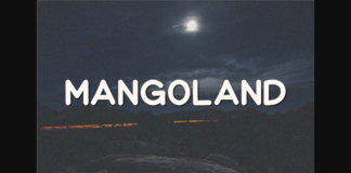 Mangoland Font Poster 1