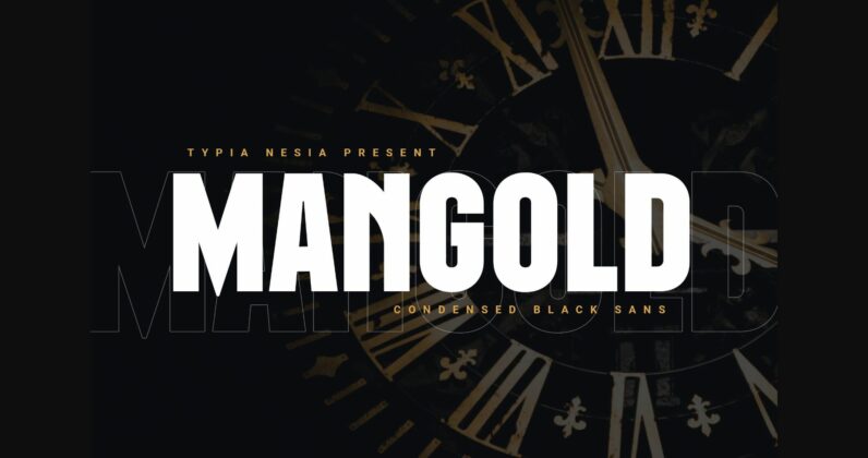 Mangold Font Poster 3