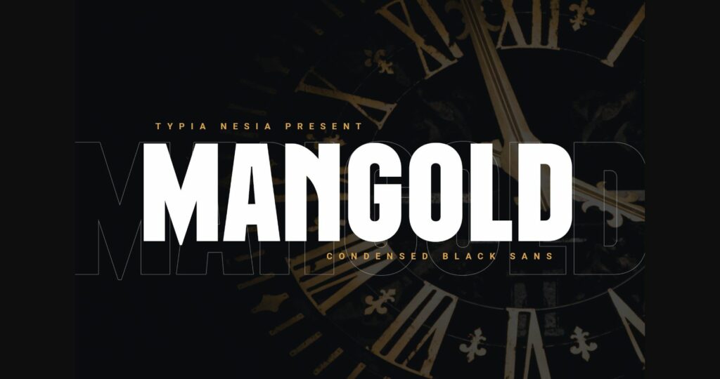 Mangold Font Poster 1