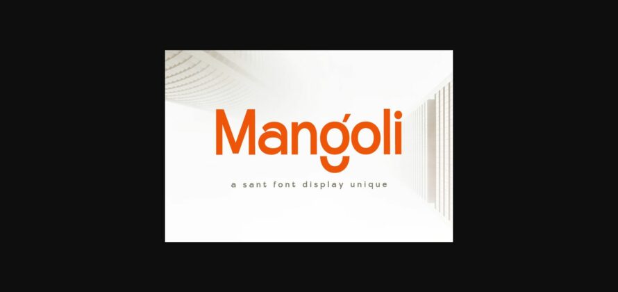 Mangoli Font Poster 3