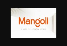 Mangoli Font Poster 1