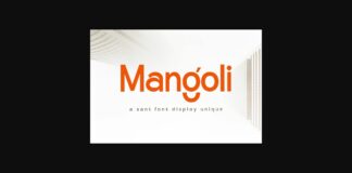 Mangoli Font Poster 1