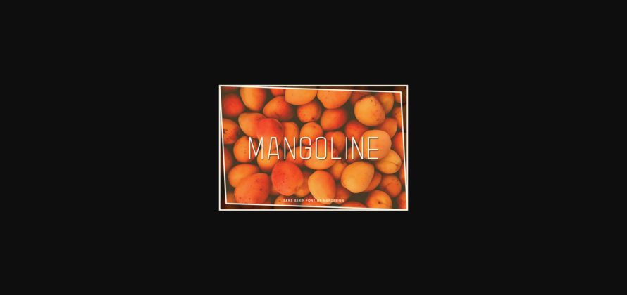 Mangoline Font Poster 1