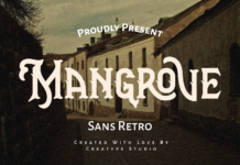 Mangrove Font Poster 1