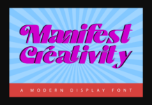 Manifest Creativity Font Poster 1