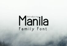 Manila Font Poster 1