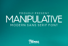 Manipulative Font Poster 1