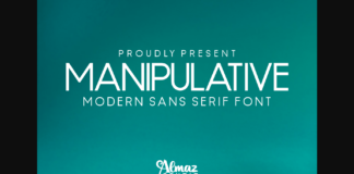 Manipulative Font Poster 1