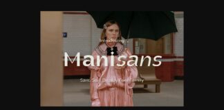 Manisans Font Poster 1