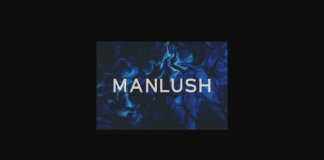 Manlush Font Poster 1