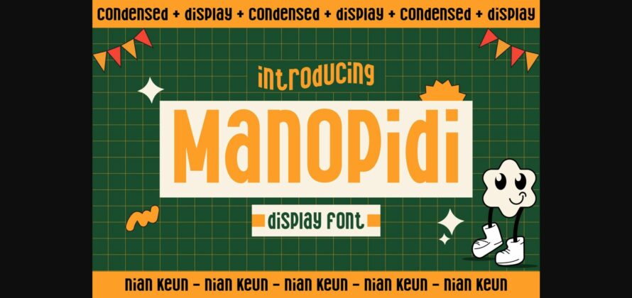 Manopidi Font Poster 3