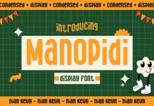 Manopidi Font Poster 1