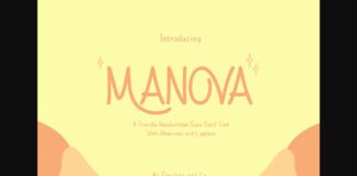 Manova Font Poster 1