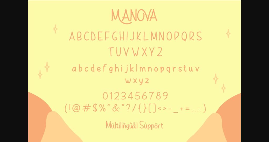 Manova Font Poster 11