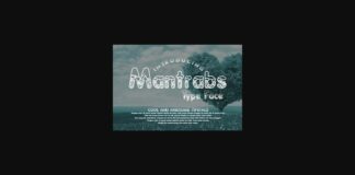 Mantrabs Font Poster 1