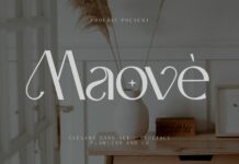 Maove Font Poster 1