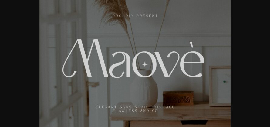 Maove Font Poster 1