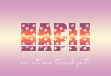 Maple Font Poster 1