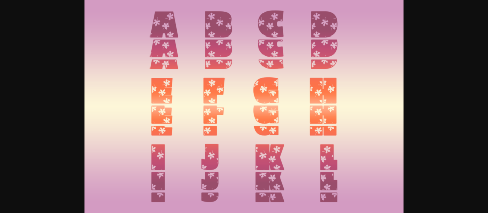 Maple Font Poster 4