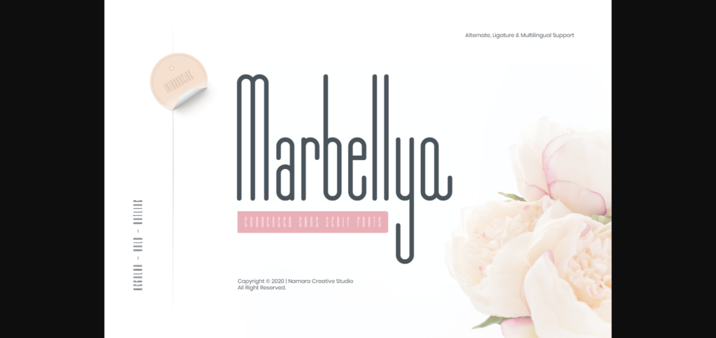 Marbellya Font Poster 1