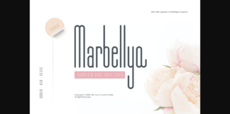 Marbellya Font Poster 1
