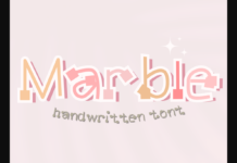 Marble Font Poster 1