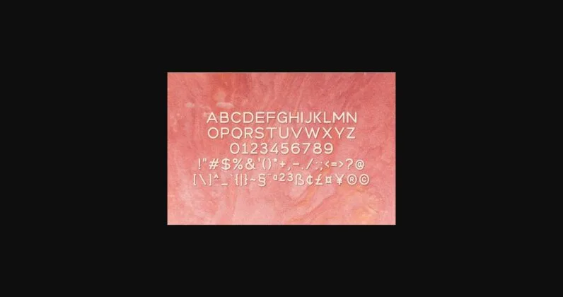 Marbled Font Poster 2