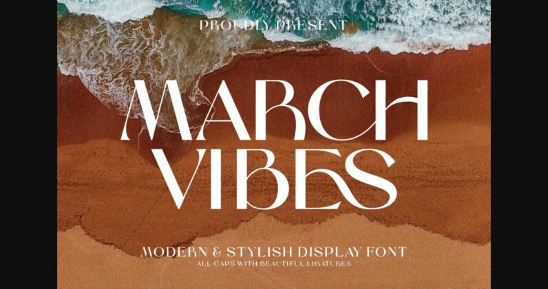 March Vibes Font Poster 3