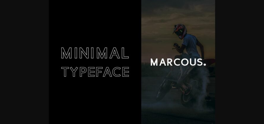 Marcous Font Poster 2