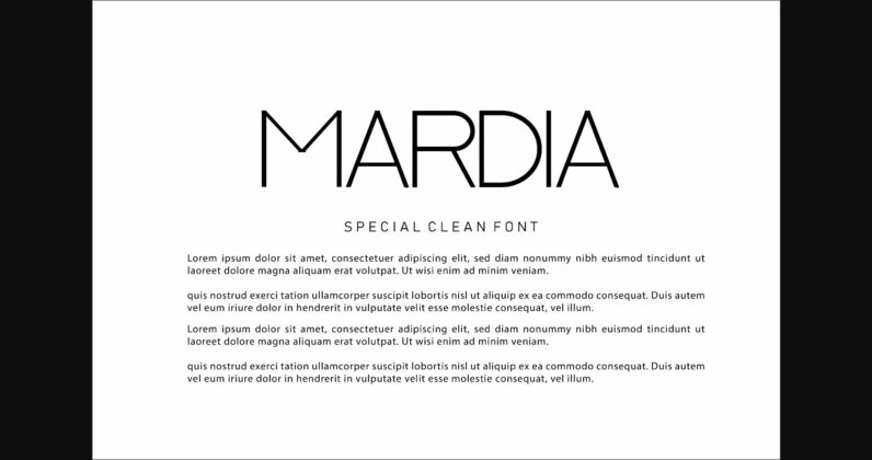 Mardia Font Poster 11