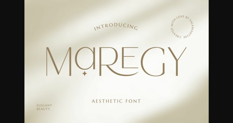 Maregy Font Poster 3