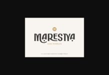 Marestya Font Poster 1