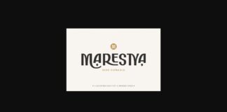 Marestya Font Poster 1