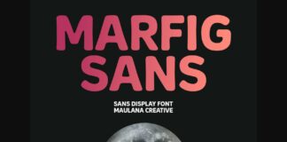 Marfig Font Poster 1