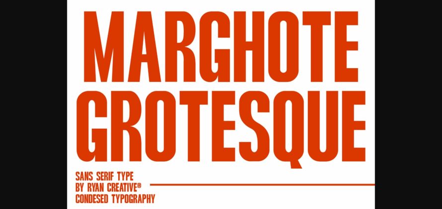 Marghote Font Poster 3