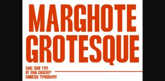 Marghote Font Poster 1