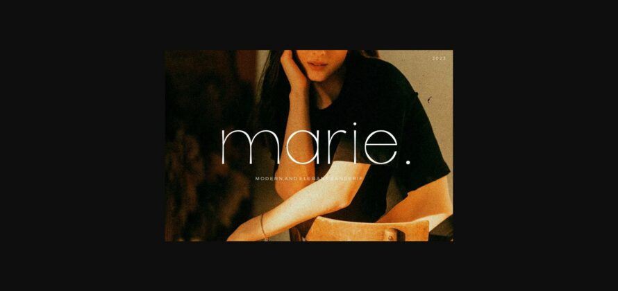 Marie Font Poster 3