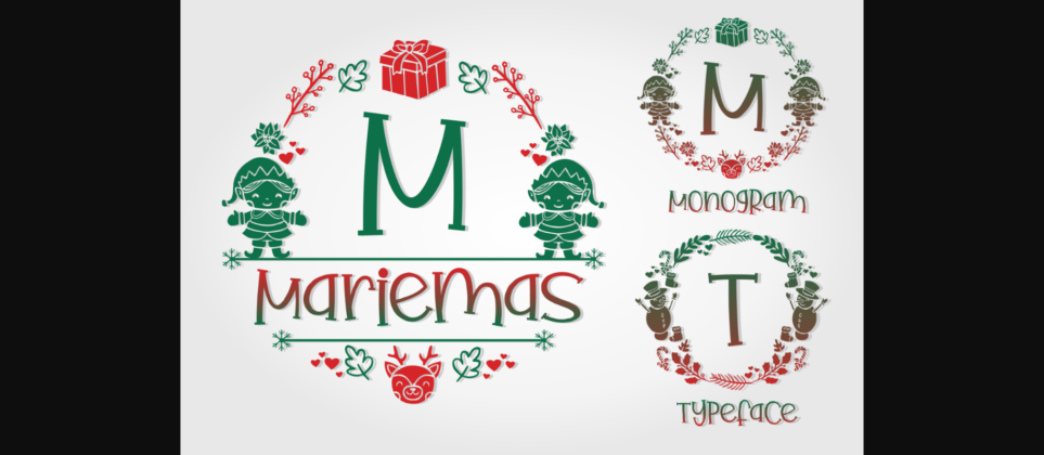 Mariemas Font Poster 3