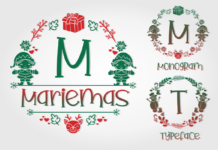 Mariemas Font Poster 1